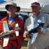 Mike Kelly with his T-28 and Tom Arnold with his Mauler for the Cold War events